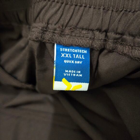 Old Navy Brown High-Waisted StretchTech Wide-Leg Pull-on Pants Women's XXL Tall - Picture 9 of 12